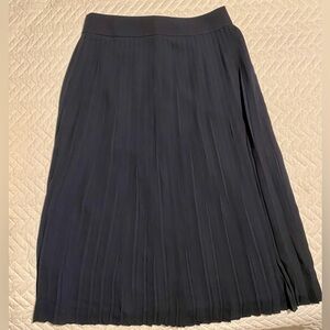 JCrew pleated midi-length skirt, size 4